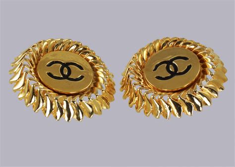 coco chanel earrings cheap|vintage chanel cc earrings price.